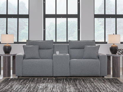 Modmax Salt and Pepper 3-Piece Power Reclining Sectional - 65906S3