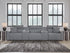 Modmax Salt and Pepper 5-Piece Power Reclining Sectional - 65906S14