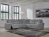 Modmax Salt and Pepper 5-Piece Power Reclining Sectional - 65906S8