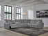 Modmax Salt and Pepper 6-Piece Reclining Sectional with Console - 65906S36