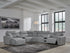 Modmax Salt and Pepper 7-Piece Power Reclining Sectional with Chaise - 65906S20