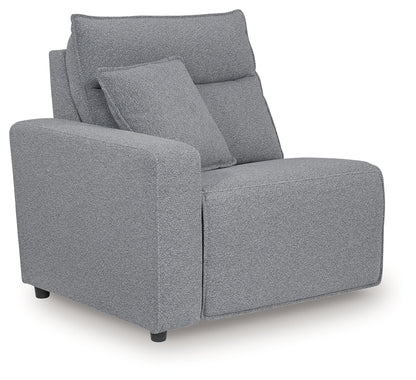 Modmax Salt and Pepper Left-Arm Facing Power Recliner - 6590658