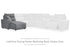 Modmax Salt and Pepper Left-Arm Facing Press Back Power Chaise - 6590679