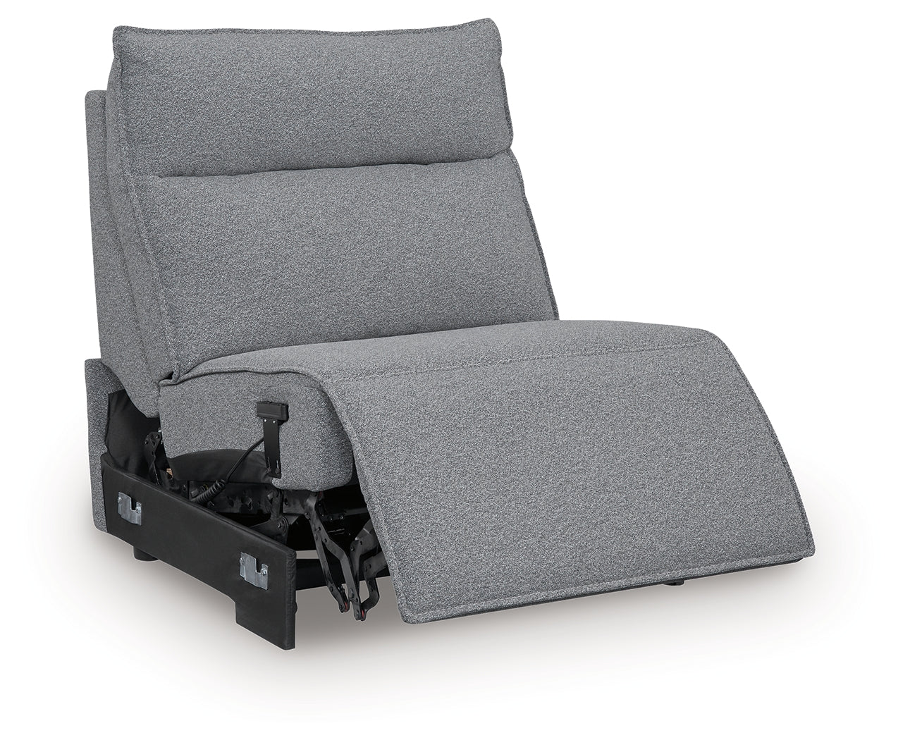 Modmax Salt and Pepper Power Armless Recliner - 6590631