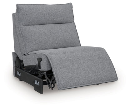 Modmax Salt and Pepper Power Armless Recliner - 6590631