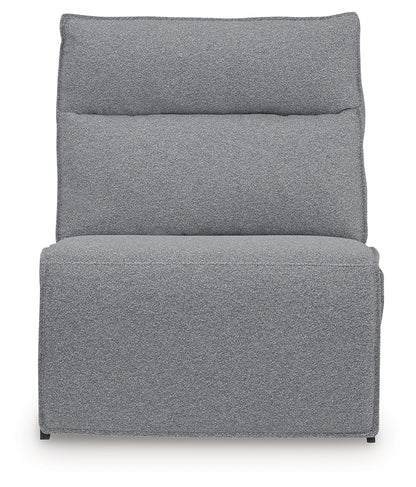 Modmax Salt and Pepper Power Armless Recliner - 6590631
