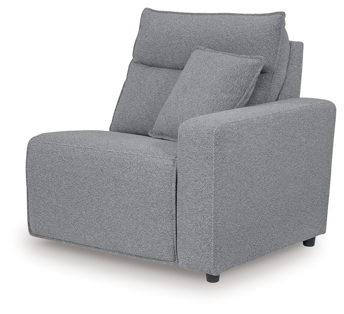 Modmax Salt and Pepper Right-Arm Facing Power Recliner - 6590662