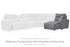 Modmax Salt and Pepper Right-Arm Facing Press Back Power Chaise - 6590697