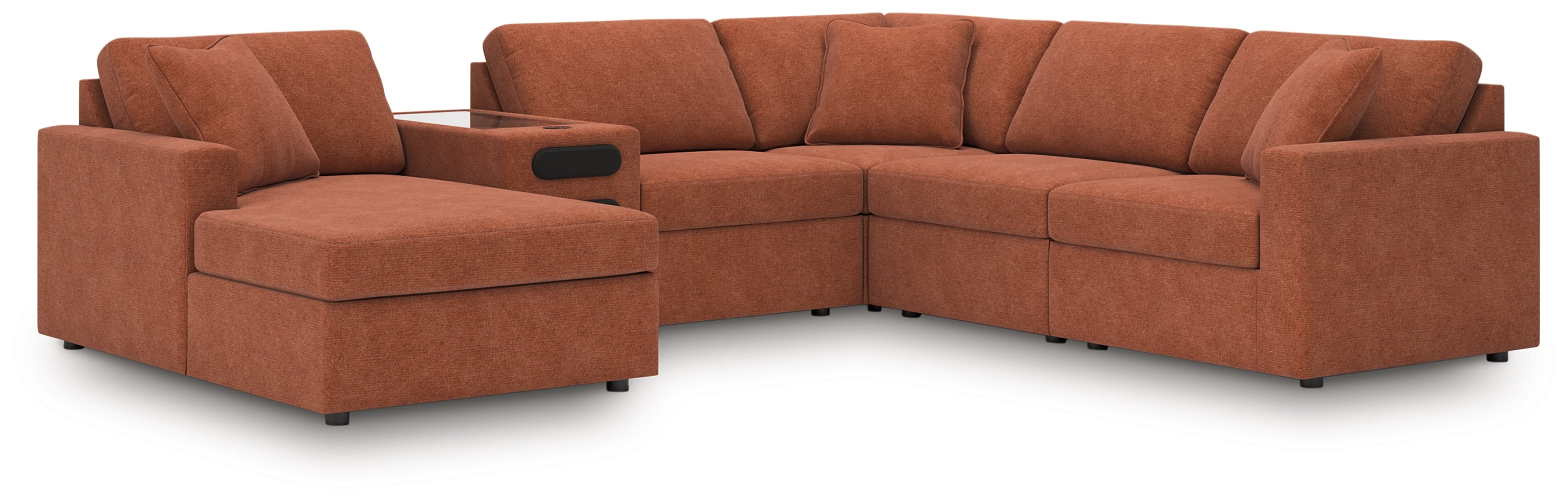 Modmax Spice 6-Piece Sectional with Audio System and Chaise - 92102S50