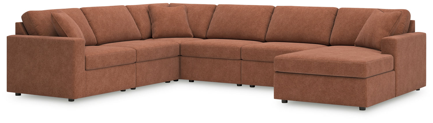 Modmax Spice 6-Piece Sectional with Chaise - 92102S46