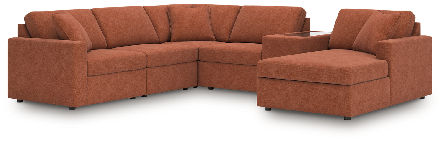 Modmax Spice 6-Piece Sectional with Chaise - 92102S53