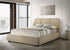 Mokena 46-inch Upholstered California King Platform Bed Brown - 310091KW