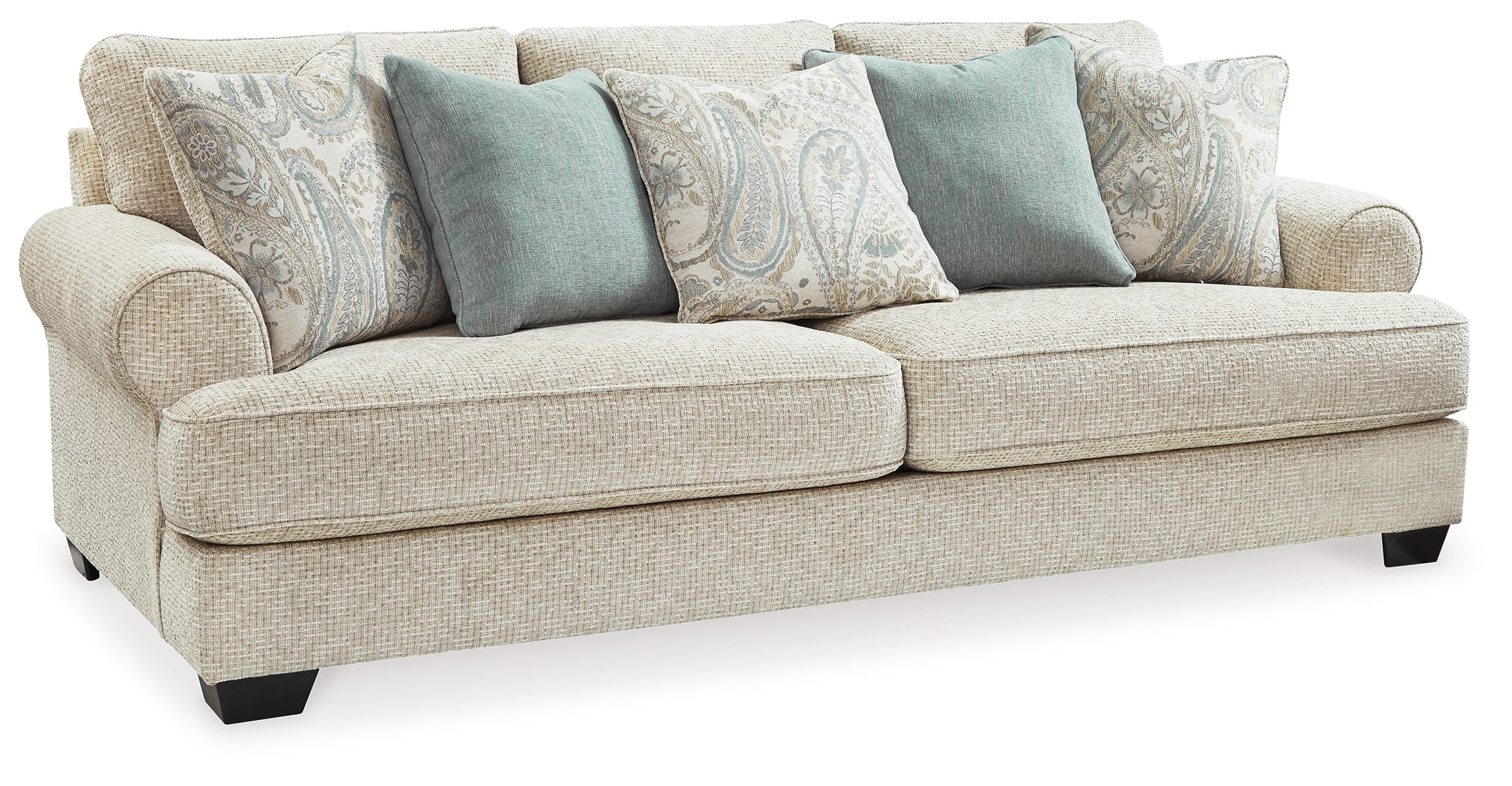 Monaghan Sofa, Loveseat, Chair and Ottoman in Sandstone - PKG001877