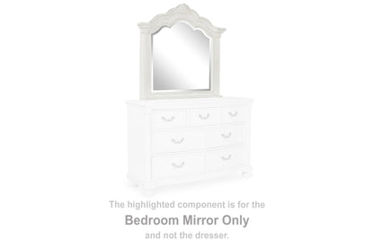 Montelaine Antique White Bedroom Mirror - B795-36