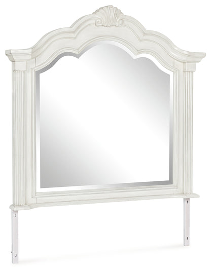 Montelaine Antique White Bedroom Mirror - B795-36