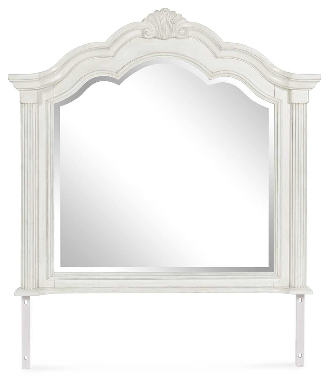 Montelaine Antique White Bedroom Mirror - B795-36