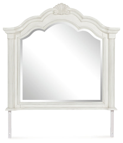 Montelaine Antique White Bedroom Mirror - B795-36