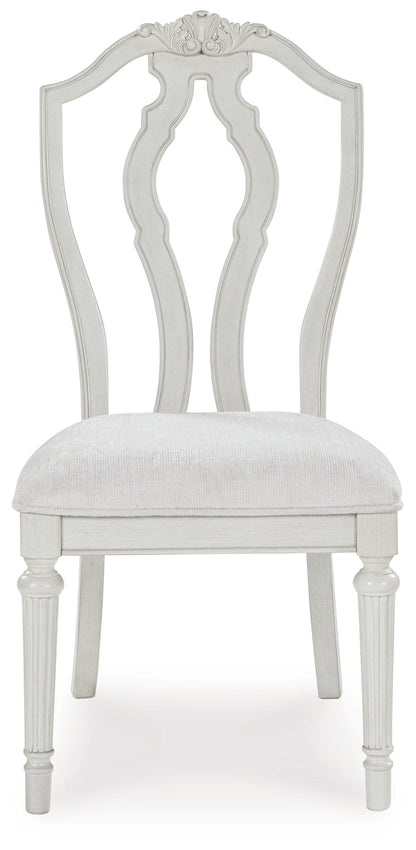 Montelaine Antique White Dining Chair, Set of 2 - D795-01