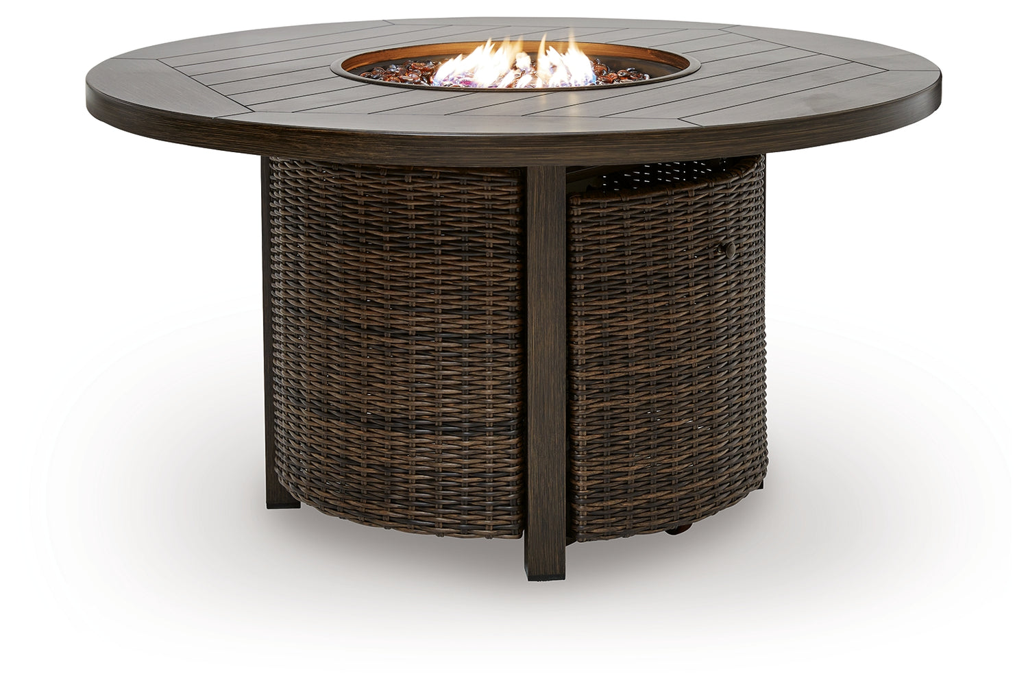 Monterey Point Dark Brown Outdoor Fire Pit Table - PCP760-776