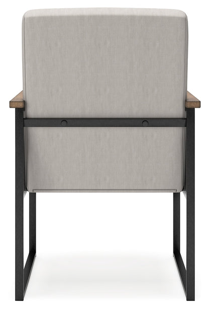Montia Home Office Desk with Chair and Storage in Light Brown - PKG018523