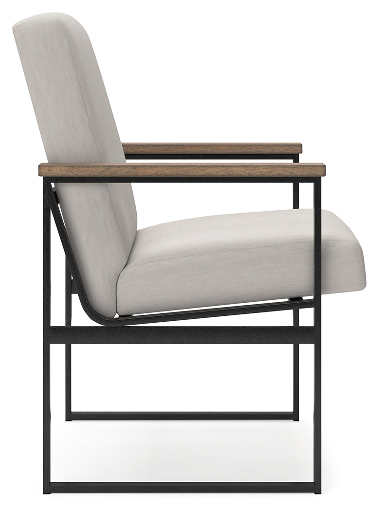 Montia Home Office Desk with Chair and Storage in Light Brown - PKG018523