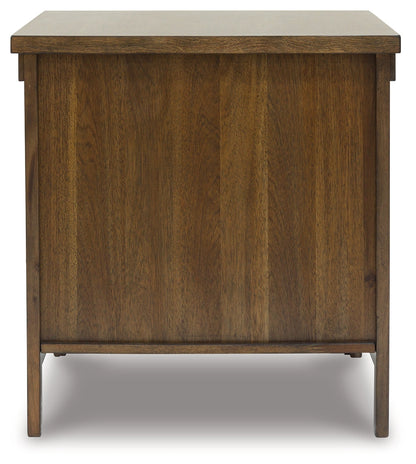 Moriville Coffee Table with 1 End Table in Grayish Brown - PKG015589