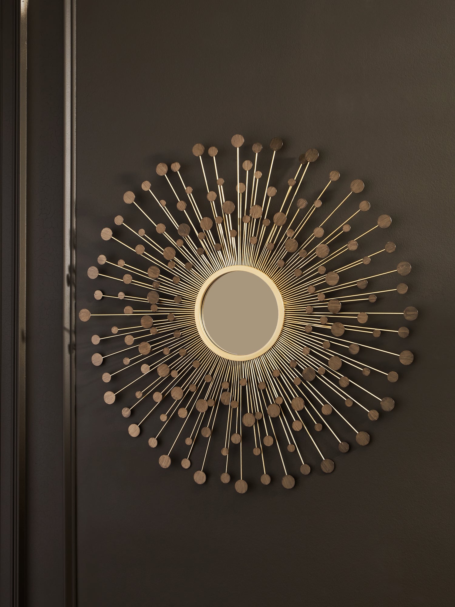 Morwenna Bronze/Gold Finish Accent Mirror - A8010392