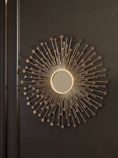 Morwenna Bronze/Gold Finish Accent Mirror - A8010392