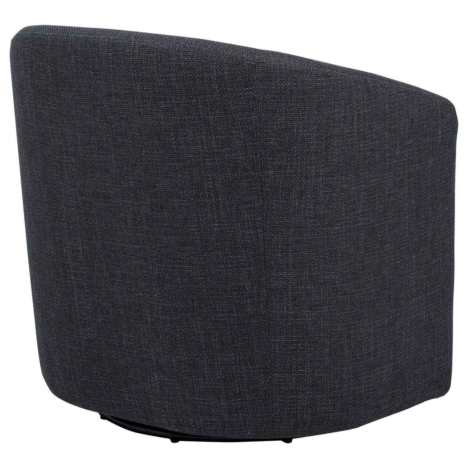 Mossbrook Fabric Upholstered Swivel Accent Chair Anthracite - 903223
