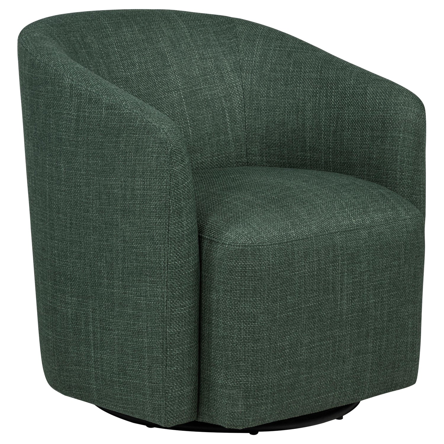 Mossbrook Fabric Upholstered Swivel Accent Chair Green - 903222