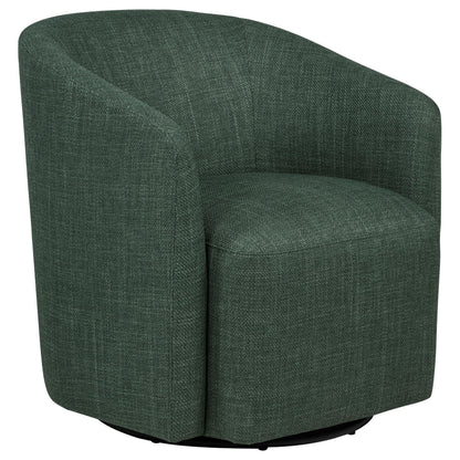 Mossbrook Fabric Upholstered Swivel Accent Chair Green - 903222