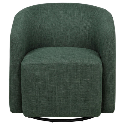 Mossbrook Fabric Upholstered Swivel Accent Chair Green - 903222