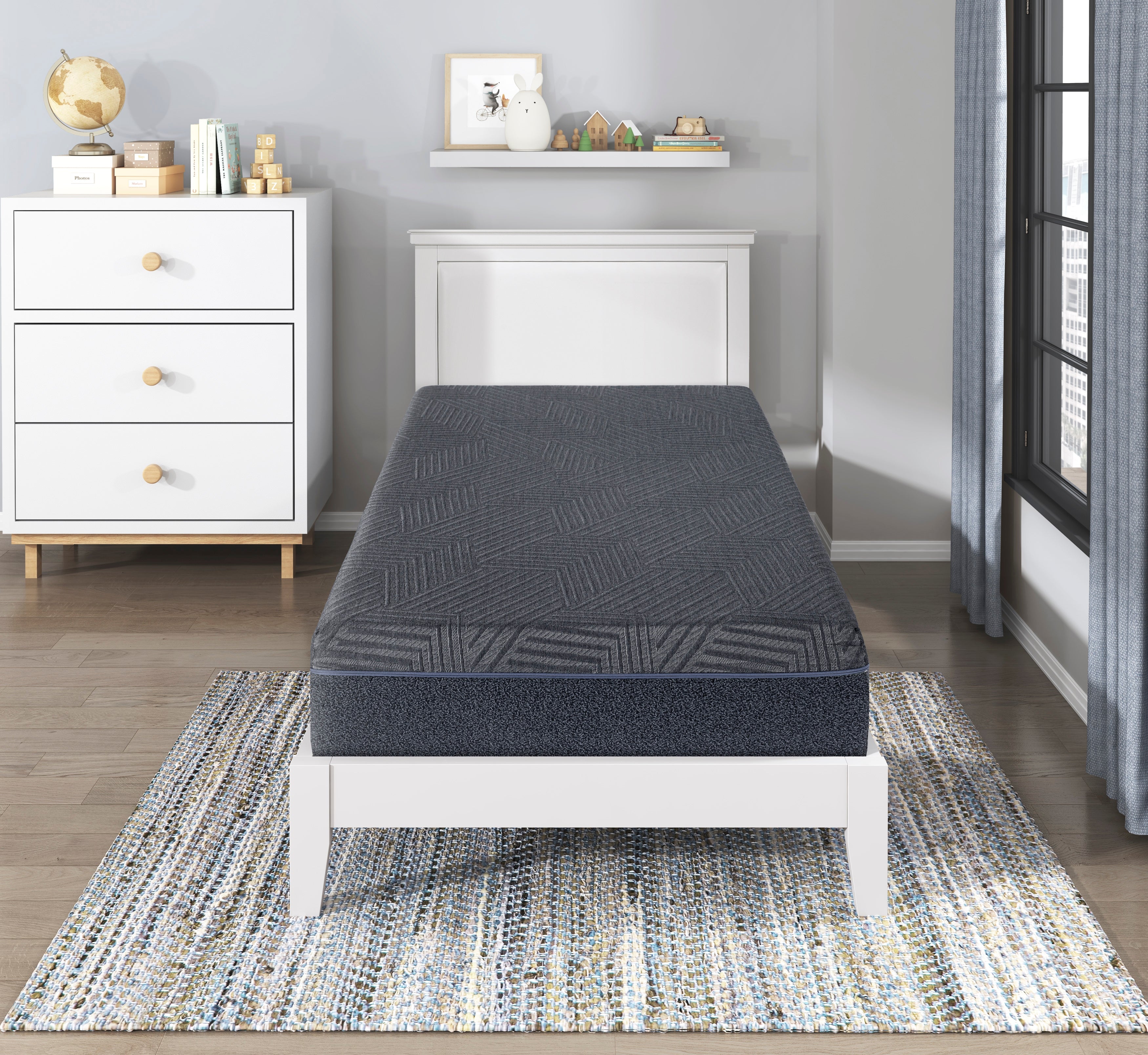MT-UNG11T 11" Twin Green Tea Gel-Infused Memory Foam Mattress - MT-UNG11T