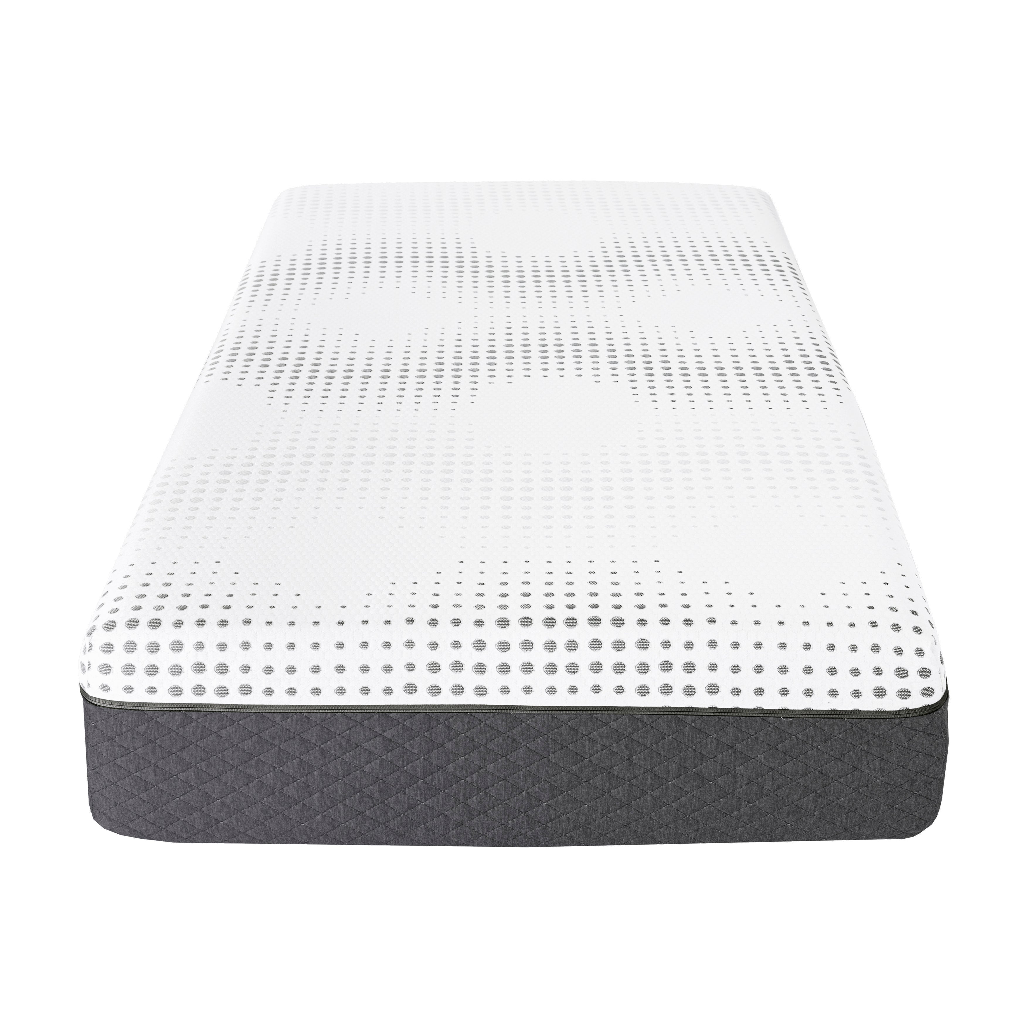 MT-UNH12T 12" Twin Green Tea Gel-Infused Memory Foam Hybrid Mattress - MT-UNH12T