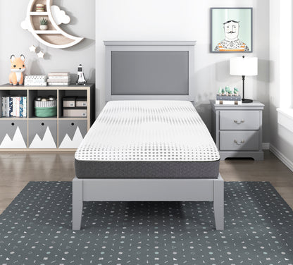 MT-UNH12T 12" Twin Green Tea Gel-Infused Memory Foam Hybrid Mattress - MT-UNH12T