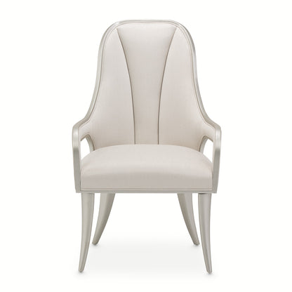 Penthouse Ash Gray Dining Arm Chair
