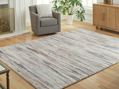 Nace Gray/Brown/White Large Rug - R407471