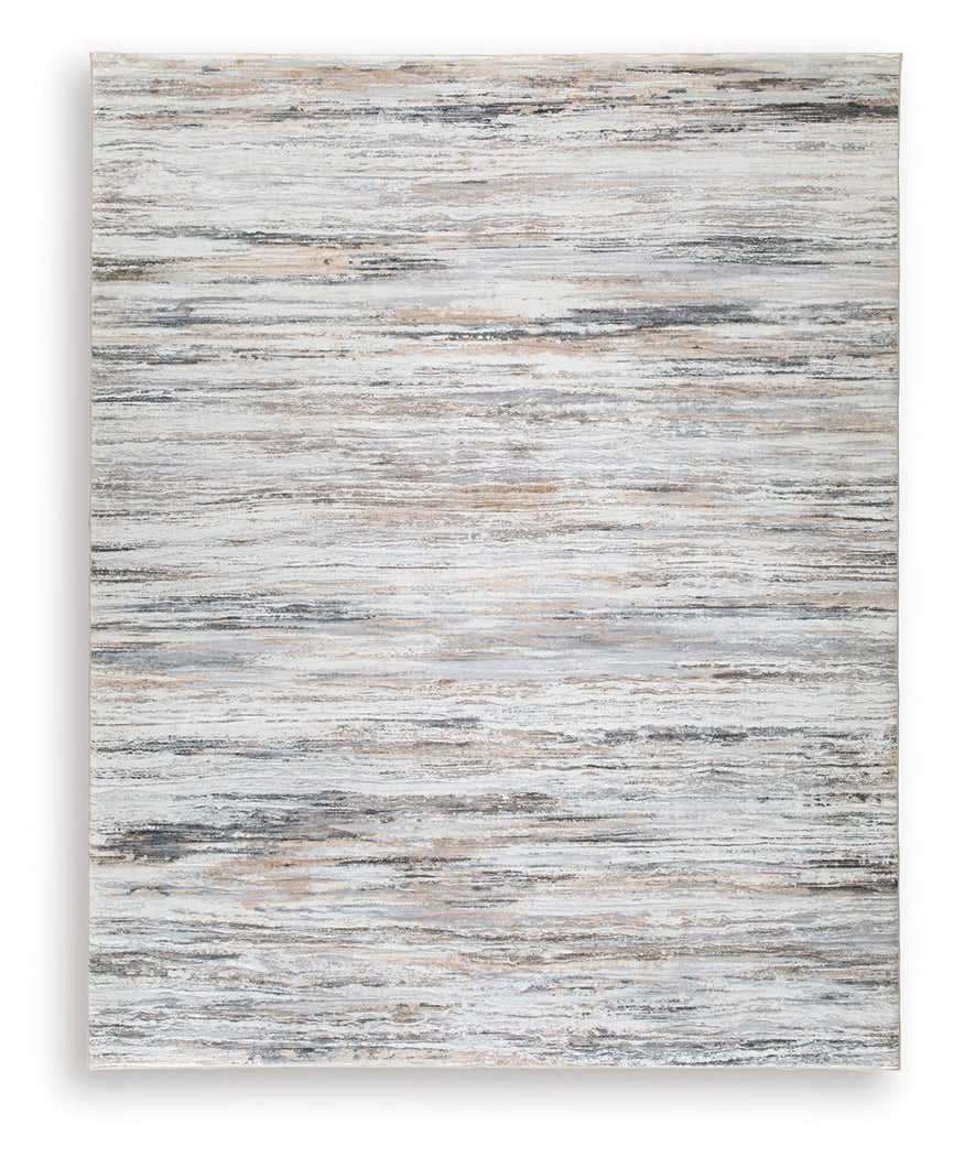 Nace Gray/Brown/White Large Rug - R407471