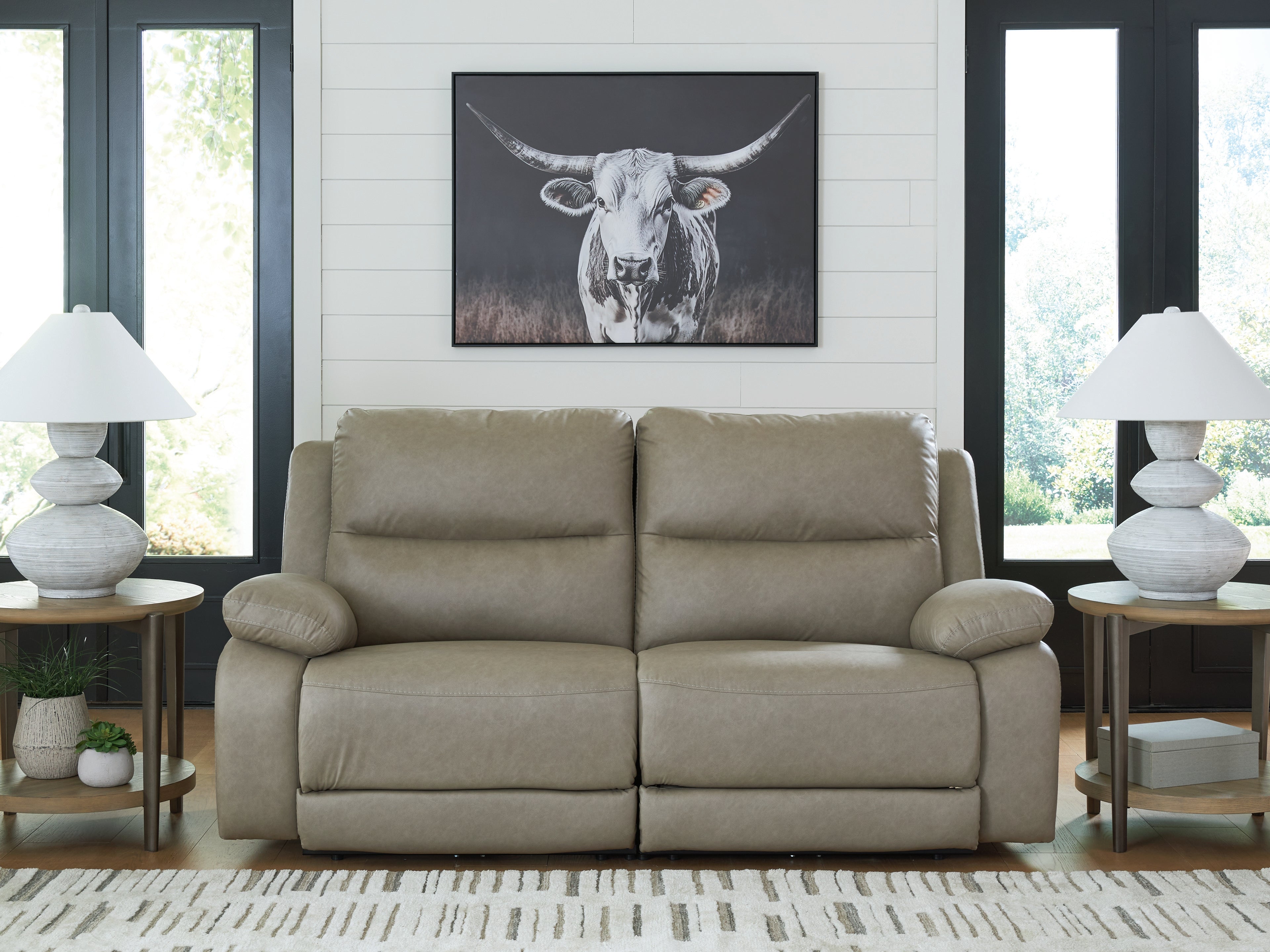 Narwhal Place Pebble 2-Piece Reclining Loveseat - PC99201S21