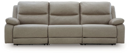 Narwhal Place Pebble 3-Piece Power Reclining Sectional - PC99201S1