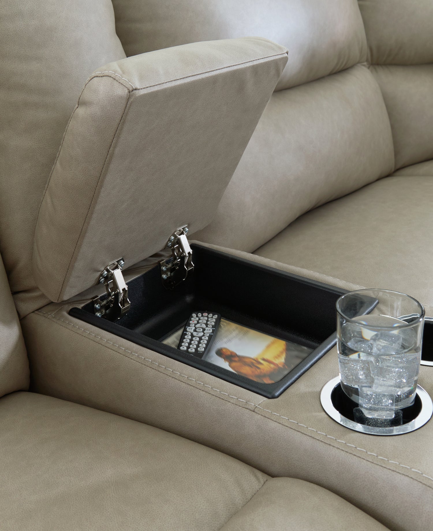 Narwhal Place Pebble 3-Piece Power Reclining Sectional - PC99201S3
