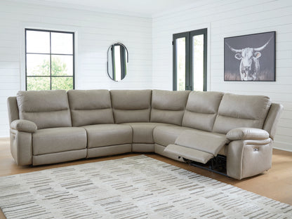 Narwhal Place Pebble 5-Piece Power Reclining Sectional - PC99201S8