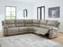 Narwhal Place Pebble 5-Piece Power Reclining Sectional - PC99201S8