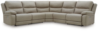 Narwhal Place Pebble 5-Piece Power Reclining Sectional - PC99201S8