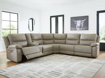 Narwhal Place Pebble 6-Piece Power Reclining Sectional - PC99201S10