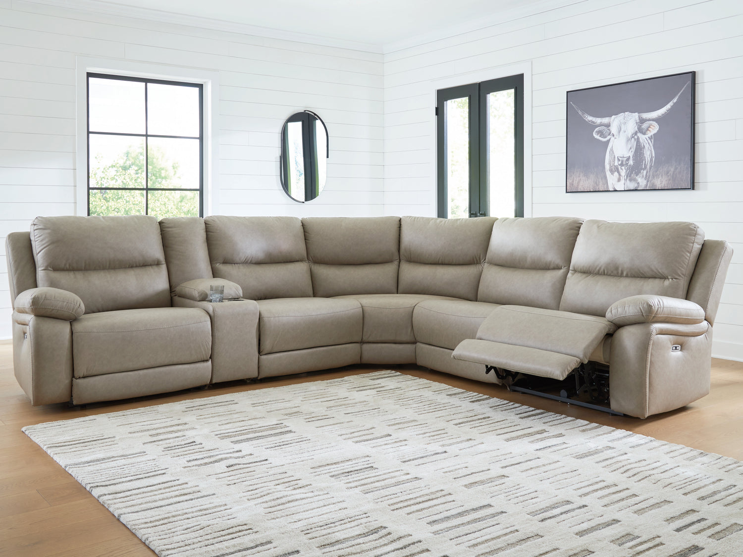 Narwhal Place Pebble 6-Piece Power Reclining Sectional - PC99201S10