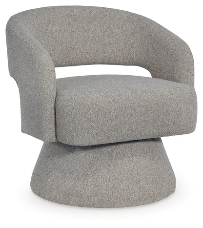 Nashkins Pebble Swivel Accent Chair - A3000757