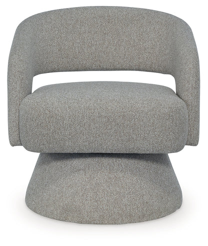 Nashkins Pebble Swivel Accent Chair - A3000757