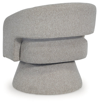Nashkins Pebble Swivel Accent Chair - A3000757