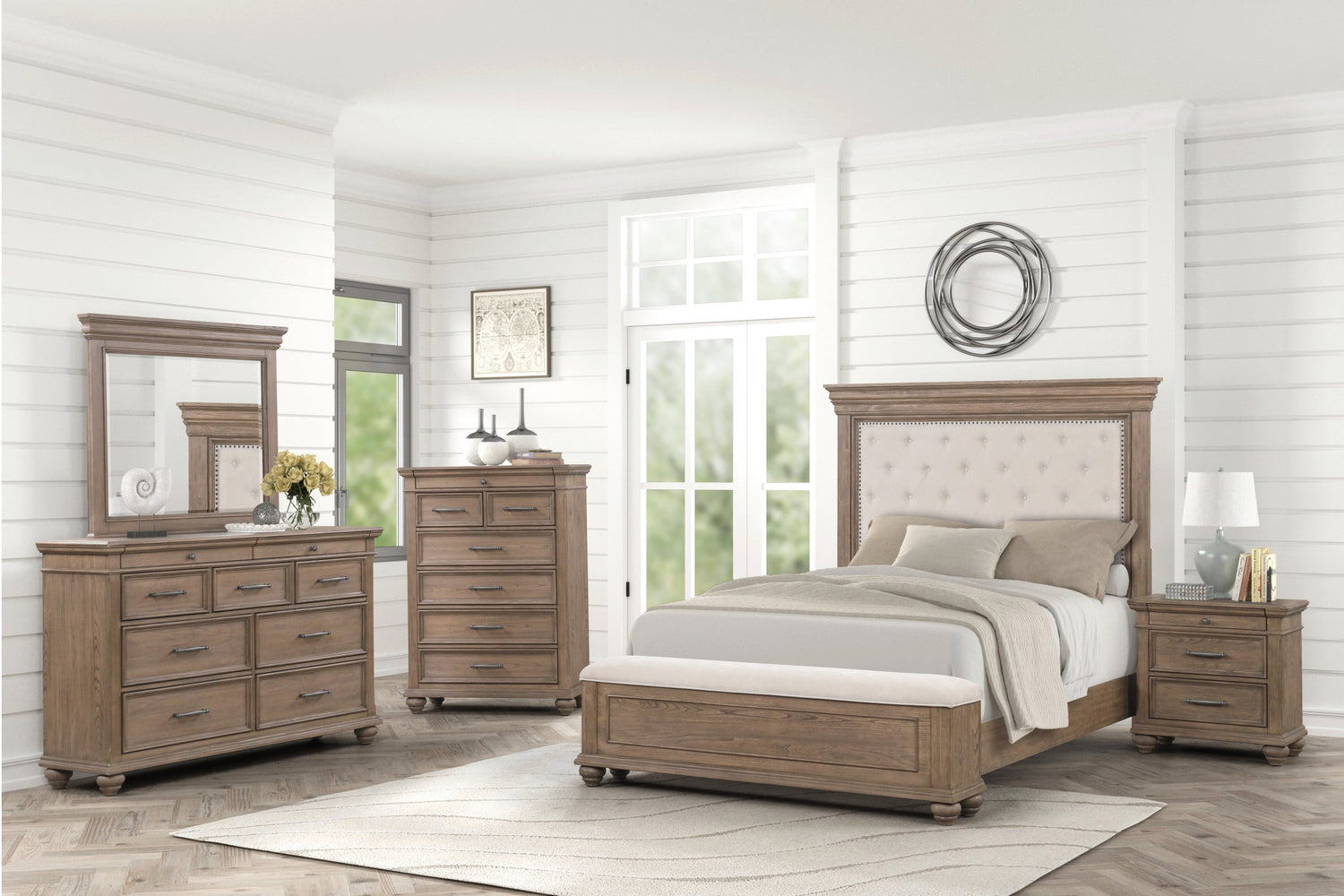 NASHVILLE - 4pc Bedroom Set - Queen, King *King 4pc - NASHVILLE 4pc or 5pc Bedroom Set King 4pc
